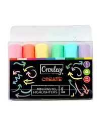 Croxley – Mini Pastel Highlighter Set – 6pce