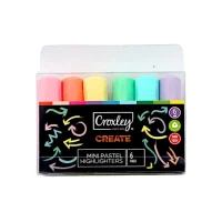 Croxley – Mini Pastel Highlighter Set – 6pce