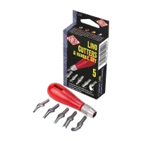 Essdee Lino Cutter & Handle Set – 5pc