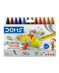 Jumbo Wax Crayons – DOMS – 9pc